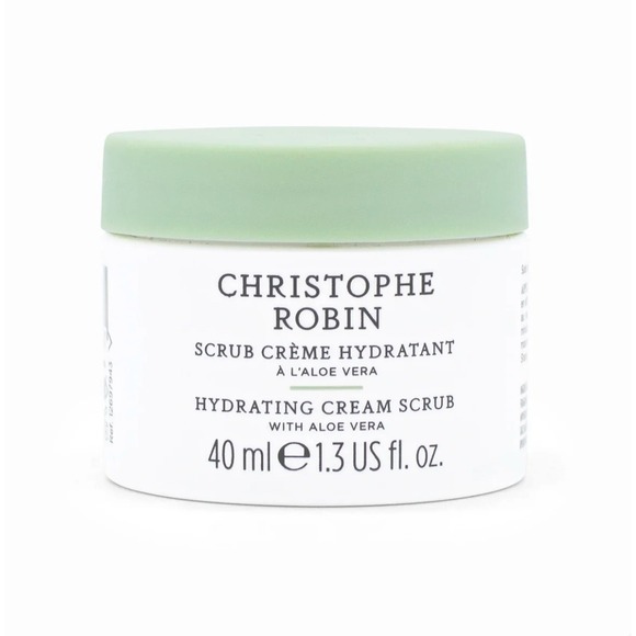 Christophe Robin Hydrating Cream Scrub Aloe Vera Gentle Pre-Wash 40ml - Picture 1 of 5
